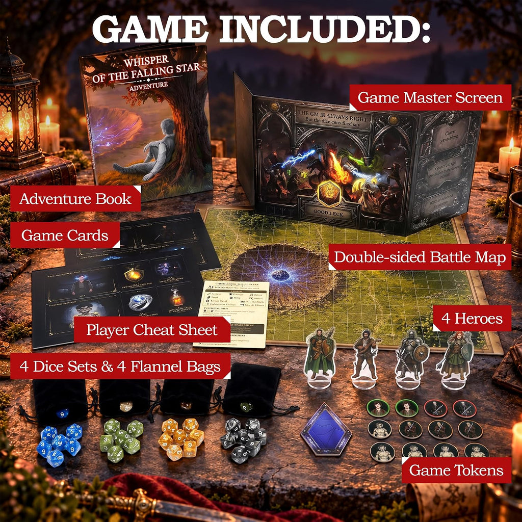Juego de iniciación compatible con Dungeons and Dragons, juego de mesa RPG