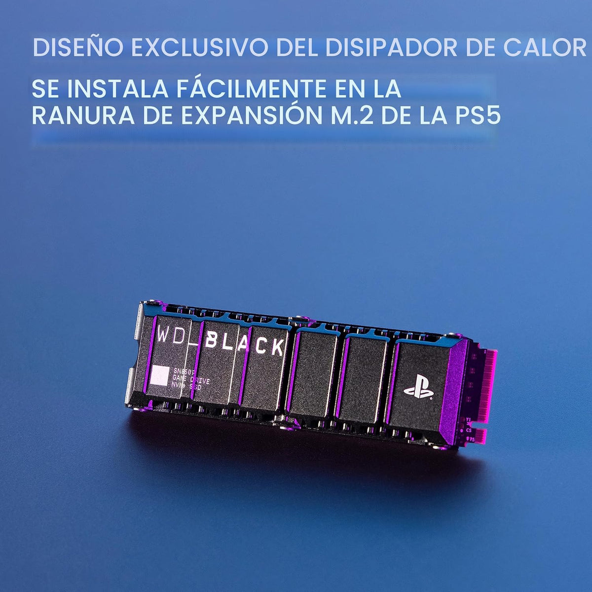 WD_BLACK 4TB SN850P NVMe M.2 SSD con licencia oficial de expansión...