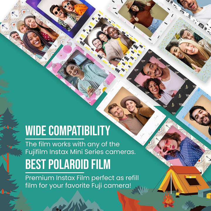 Película Fujifilm Instax Mini - Película instantánea Fuji Film - Pa...