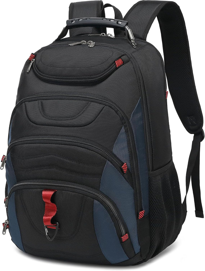 Mochila para laptop Boavan para hombres (Negro, 15.6), Elegante