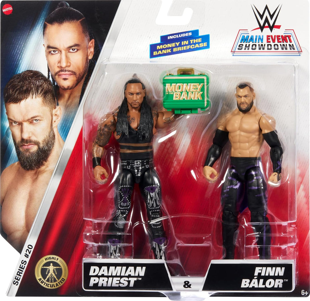 Mattel WWE Main Event Championship Showdown - Juego de 2 figuras de...