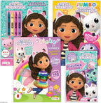 Gabby's Dollhouse - Juego de 4 libros para colorear