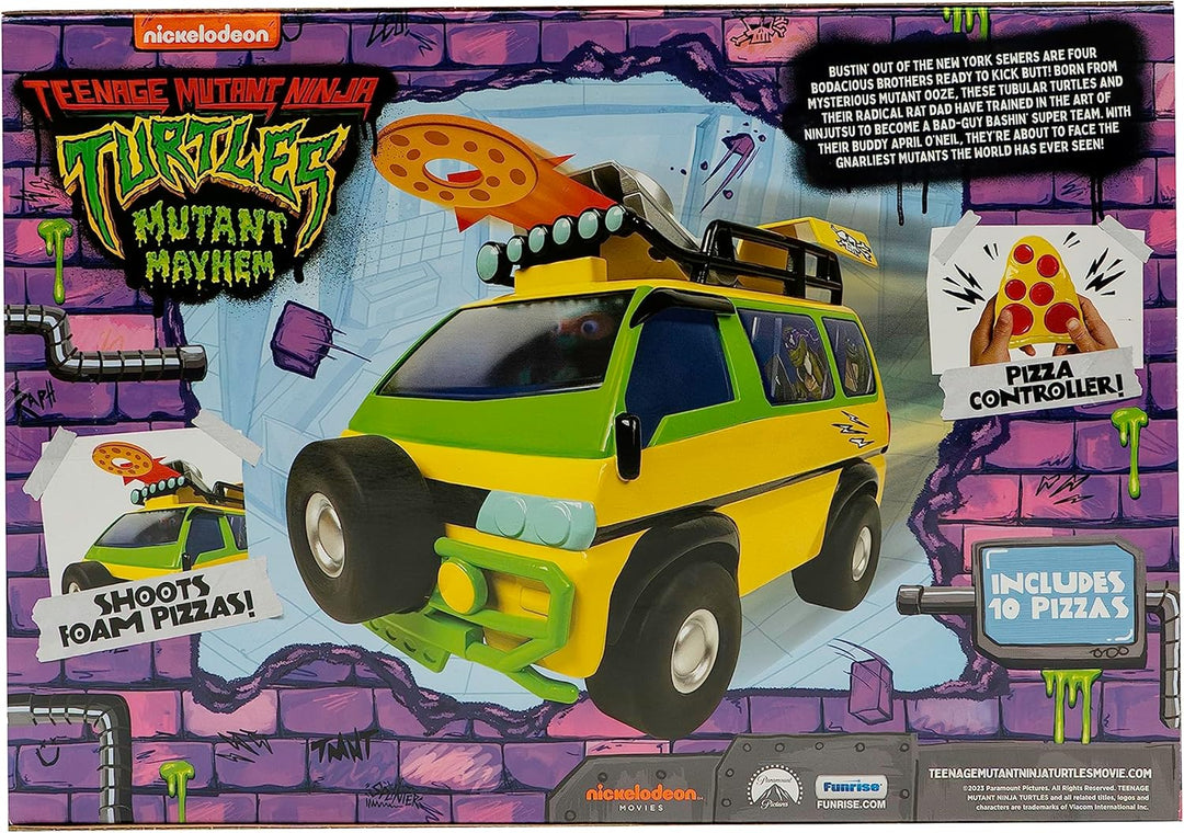 Teenage Mutant Ninja Turtles Juguete de Pizza Blaster RC Vehículo c...