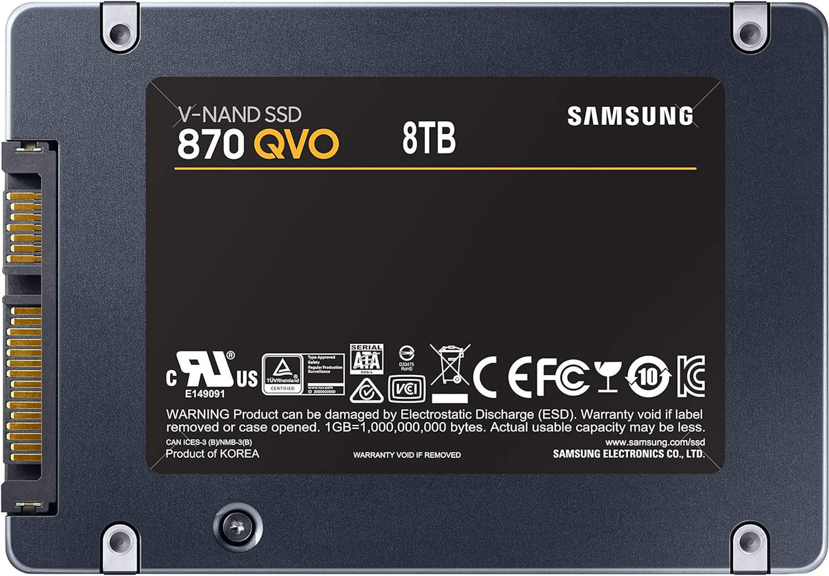 SAMSUNG 870 QVO SATA III SSD 8TB 2.5" Unidad de estado sólido i...