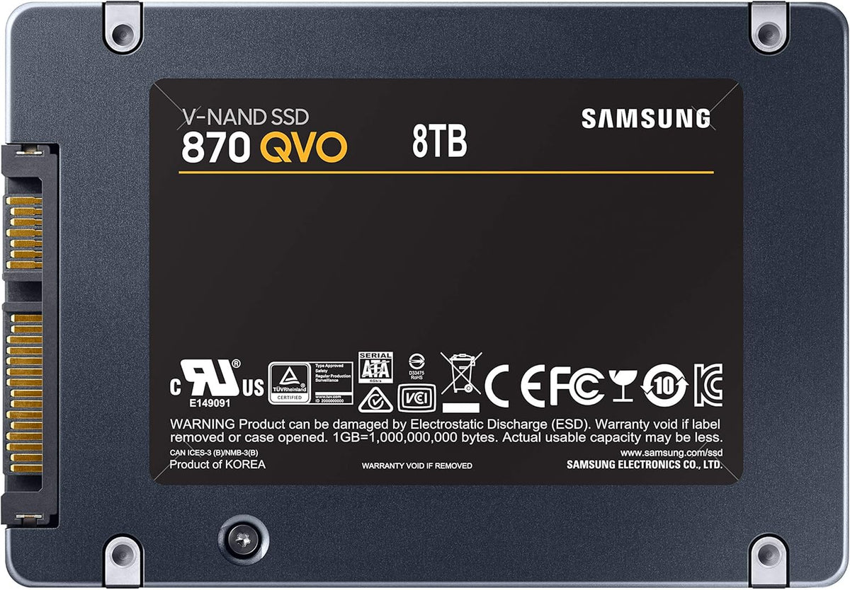 SAMSUNG 870 QVO SATA III SSD 2TB 2.5" Unidad de Estado Sólido I...