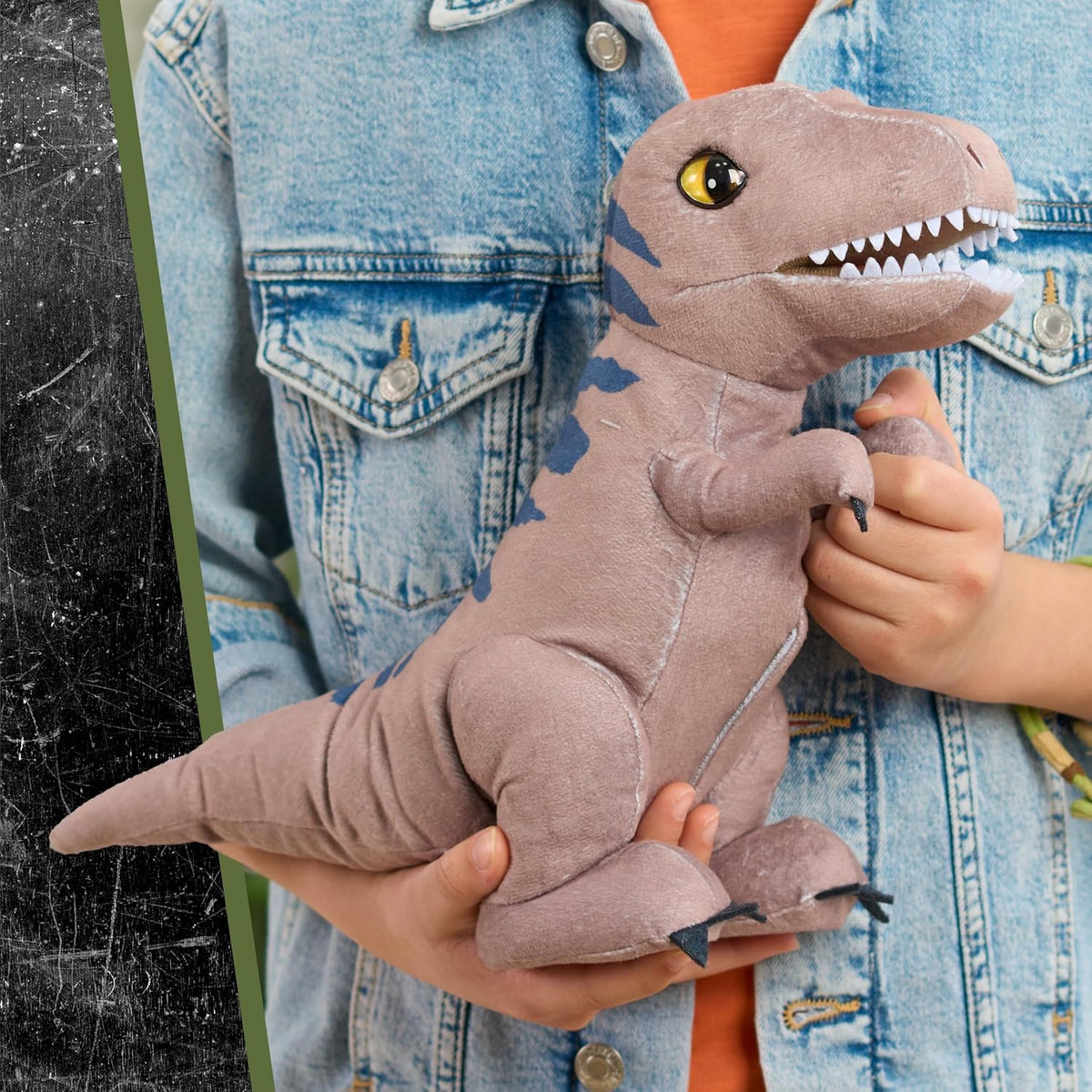 JURASSIC WORLD Rebirth Roaring T. rex - Dinosaurio de peluche interactivo