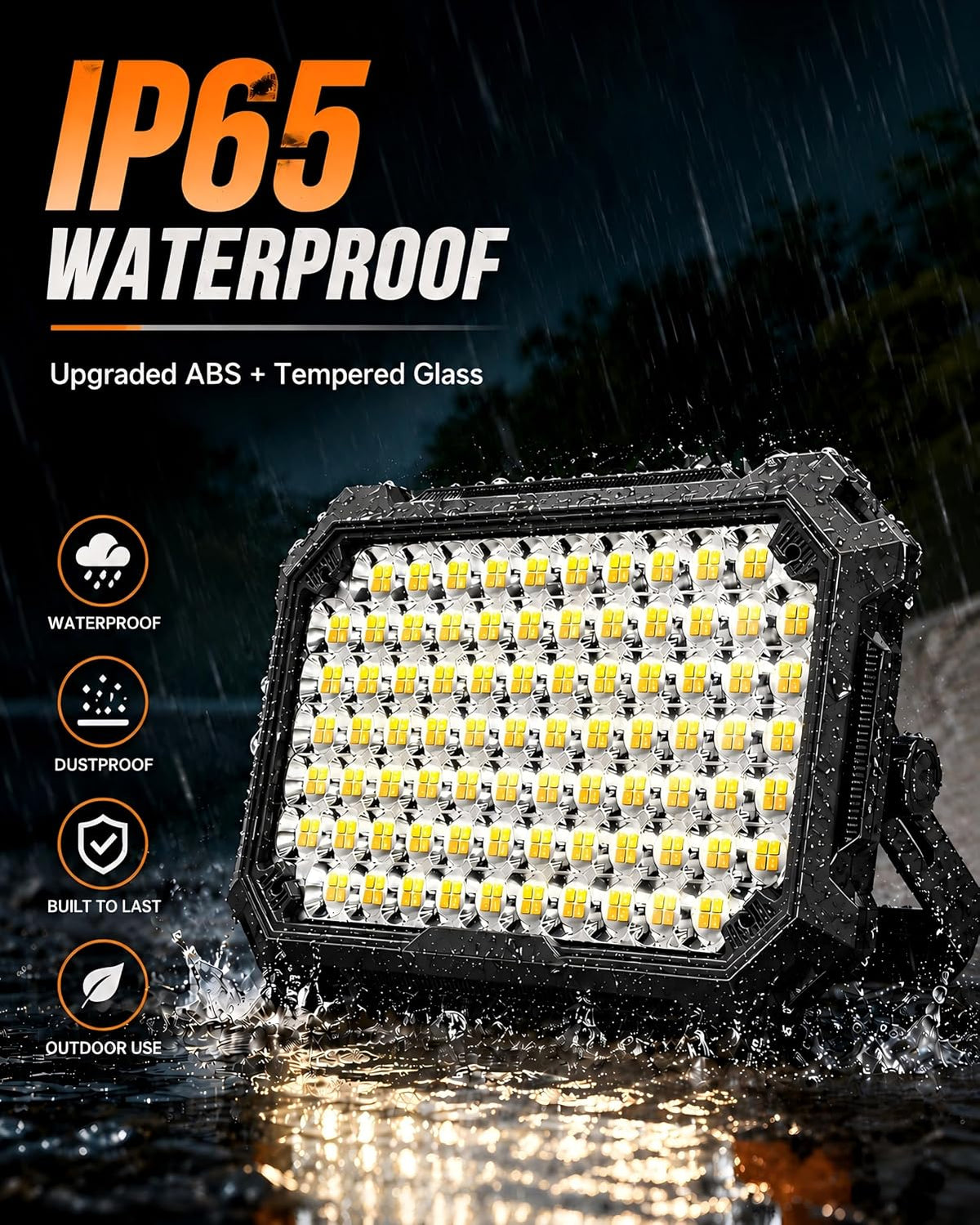 Luz de trabajo LED NICKLUC: luces de trabajo recargables portátiles