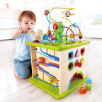 Cubo de actividades para niños Hape bichos de ciudad, madera