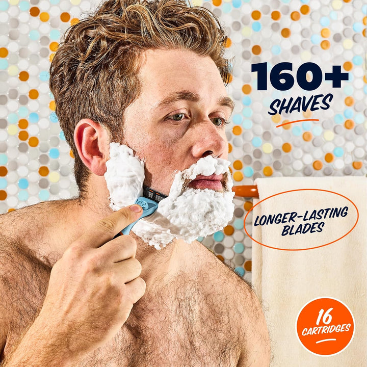 Dollar Shave Club | 4 repuestos de maquinilla de afeitar (16 unidad...
