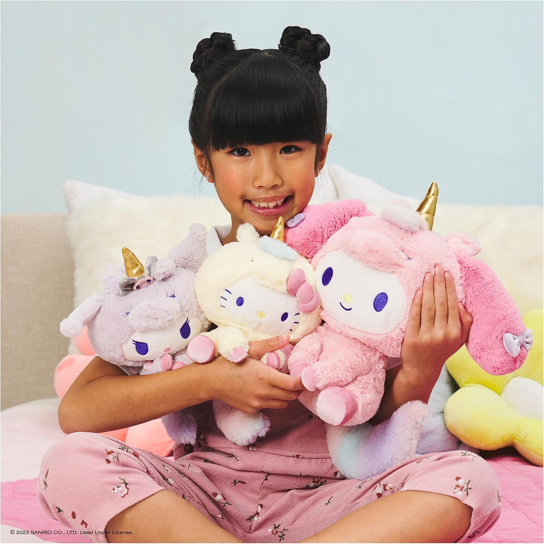 GUND Sanrio Hello Kitty - Juguete de peluche de unicornio