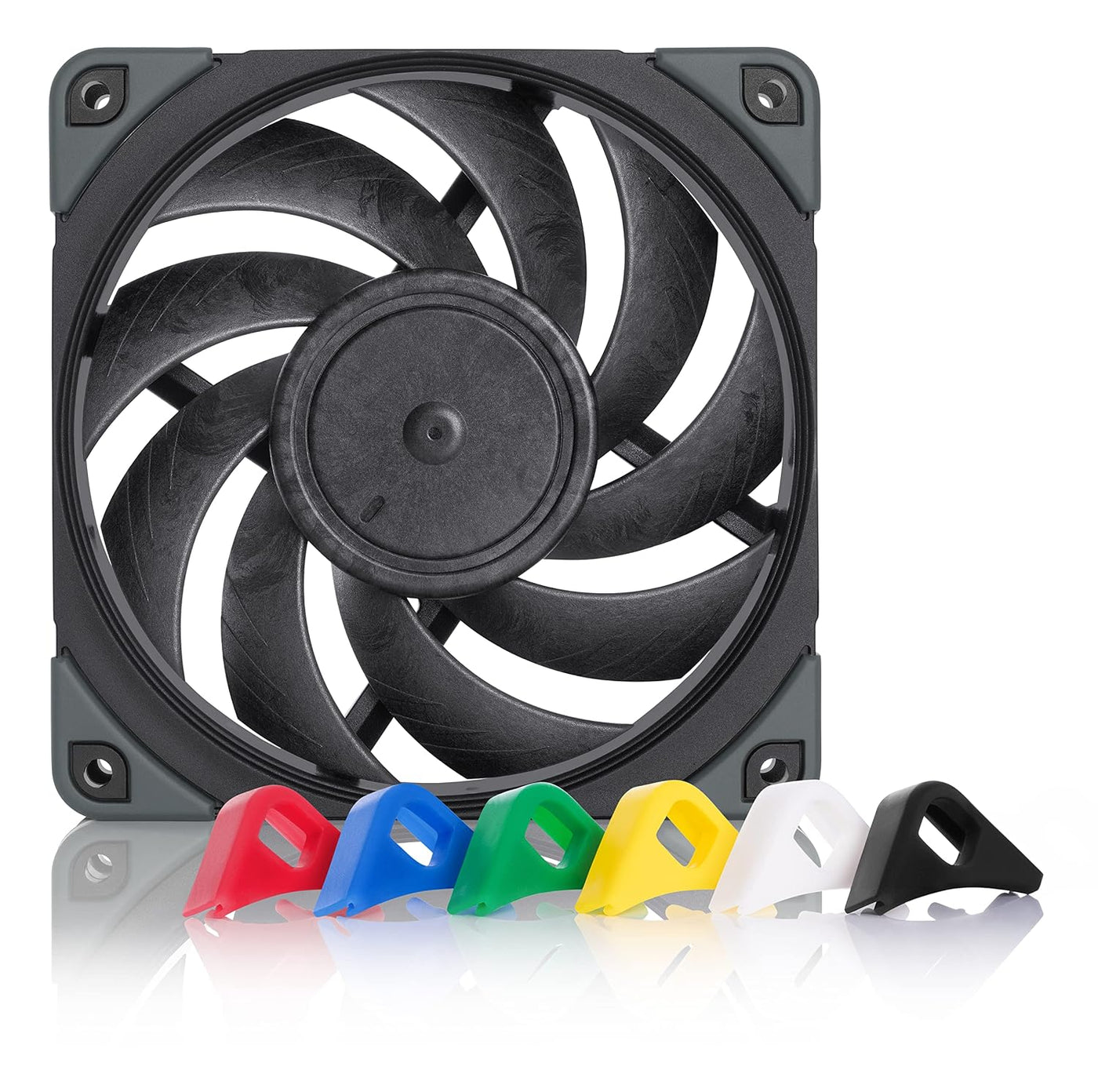 Noctua NF-A12x25 PWM chromax.Black.swap, ventilador silencioso de a...