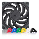 Noctua NF-A12x25 PWM chromax.Black.swap, ventilador silencioso de a...
