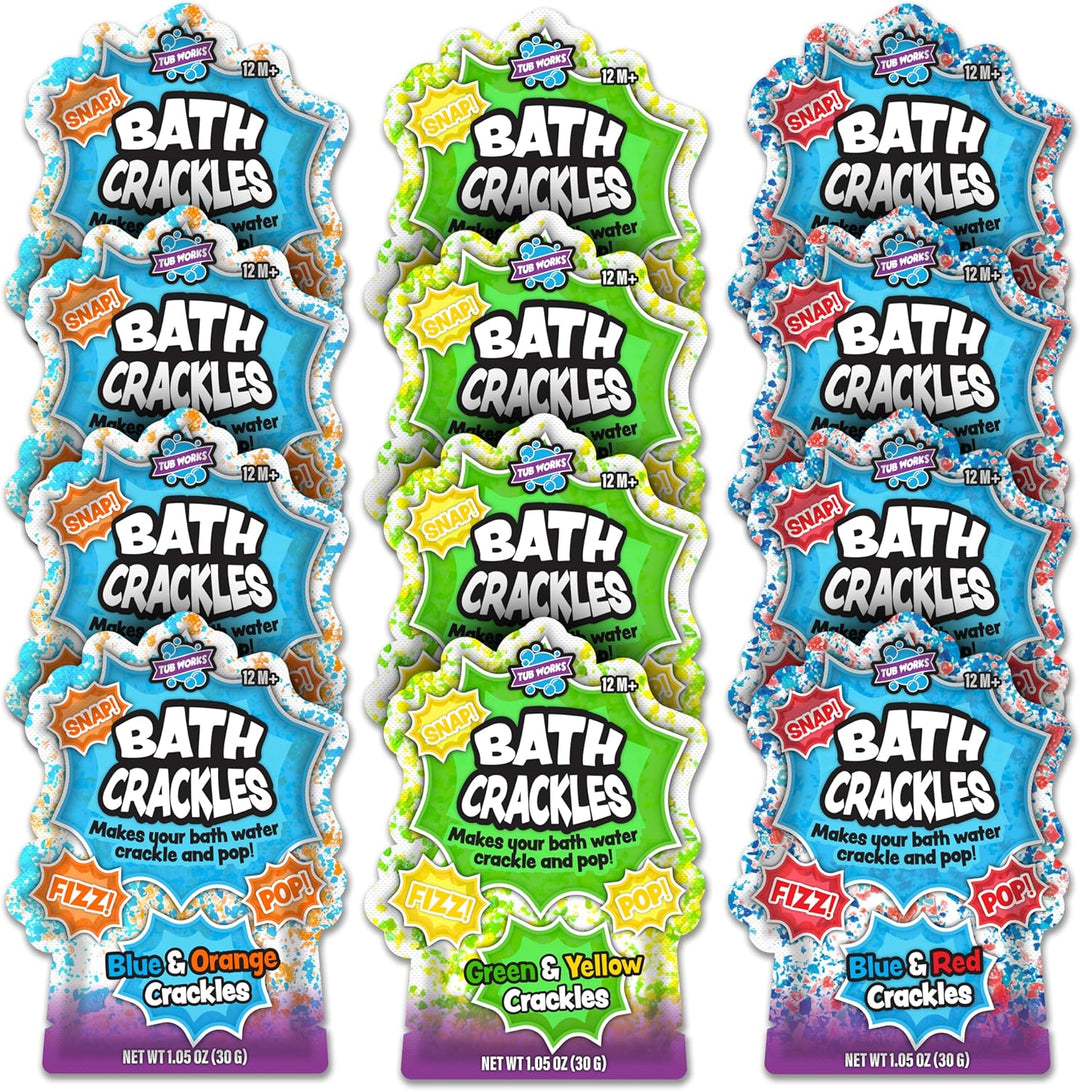 Tub Works Bath Crackles - Juguete de baño paquete variado
