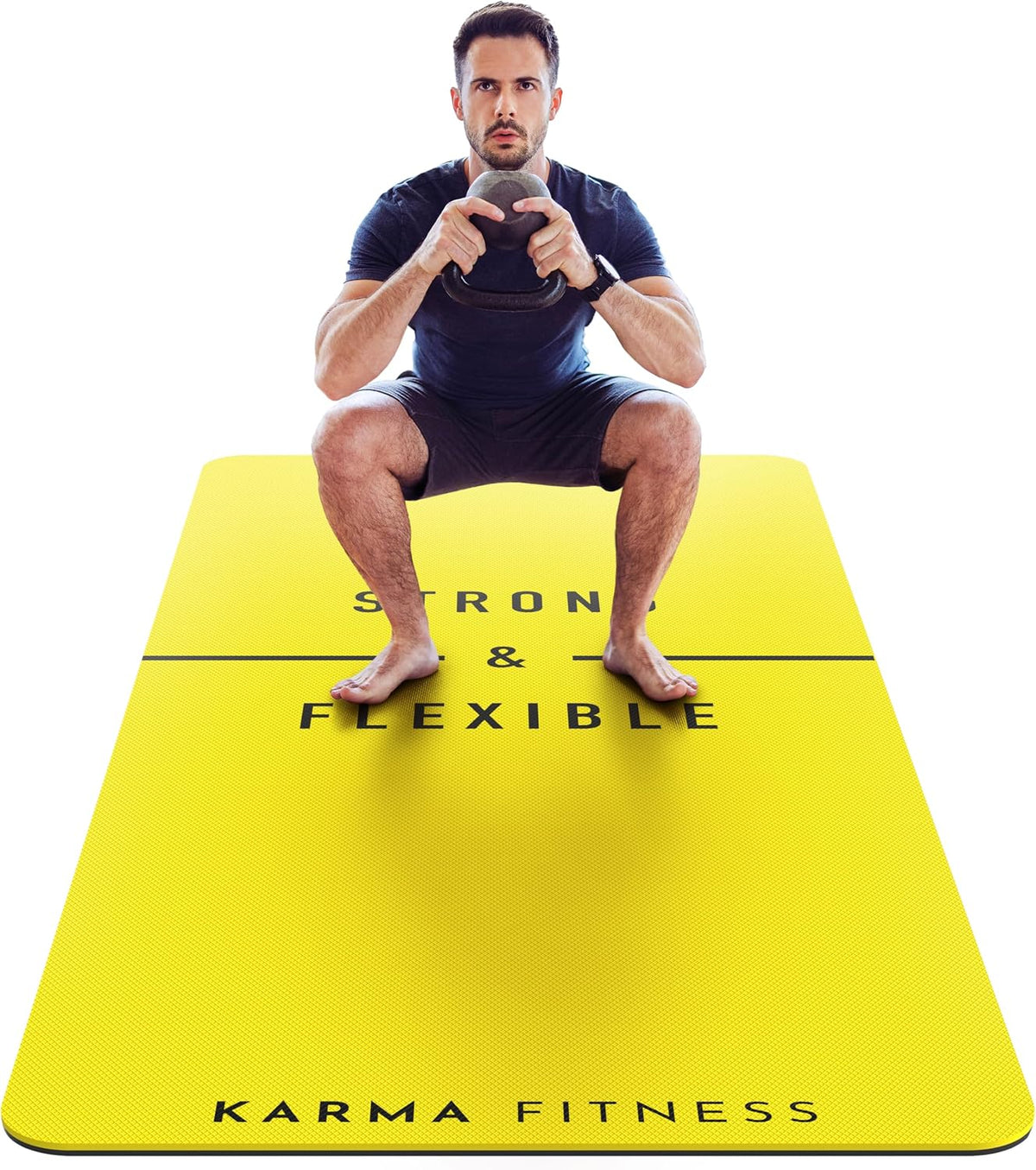 Esterilla de entrenamiento grande – Tapete de ejercicio extra grueso de