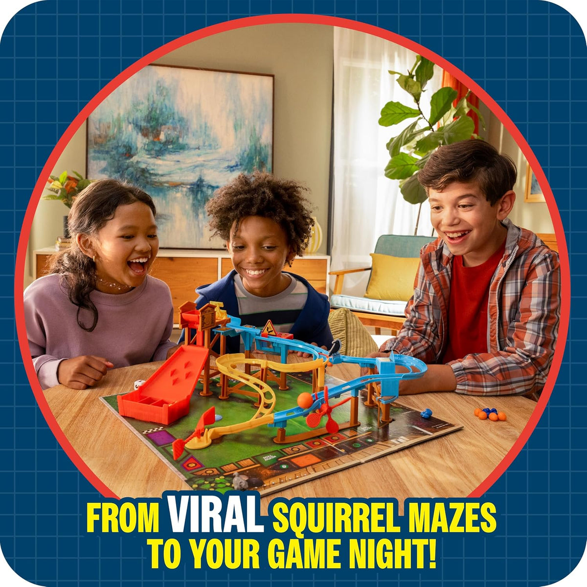 CrunchLabs Squirrel Dash, Juego de Mesa para Niños para Noche de Juegos en Familia