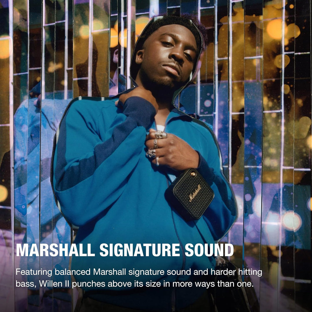 Marshall Willen II Altavoz portátil Bluetooth - Negro y latón