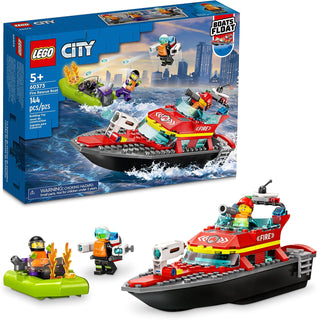 LEGO City Fire Rescue Boat Building Set \u2013 Juguete flotante par...