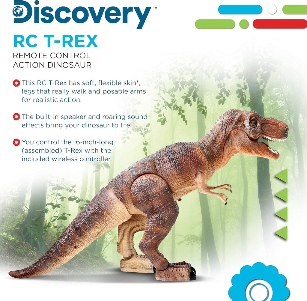Discovery Dinosaurio T-Rex a Control Remoto Figura de