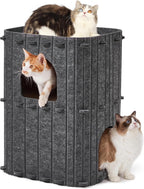 FUKUMARU Casa para gatos de interior, cama cálida para gatos