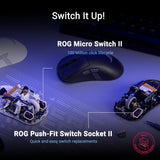 ASUS Ratón inalámbrico ROG Keris II Origin para juegos, ergonómico...