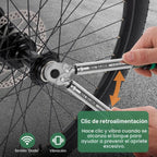 Juego de llaves dinamométricas para bicicleta, 1/4 pulgadas, 5–25