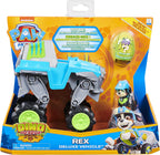 Paw Patrol, Dino Rescue Rex - Vehículo transformador con figura de dinosaurio misterioso