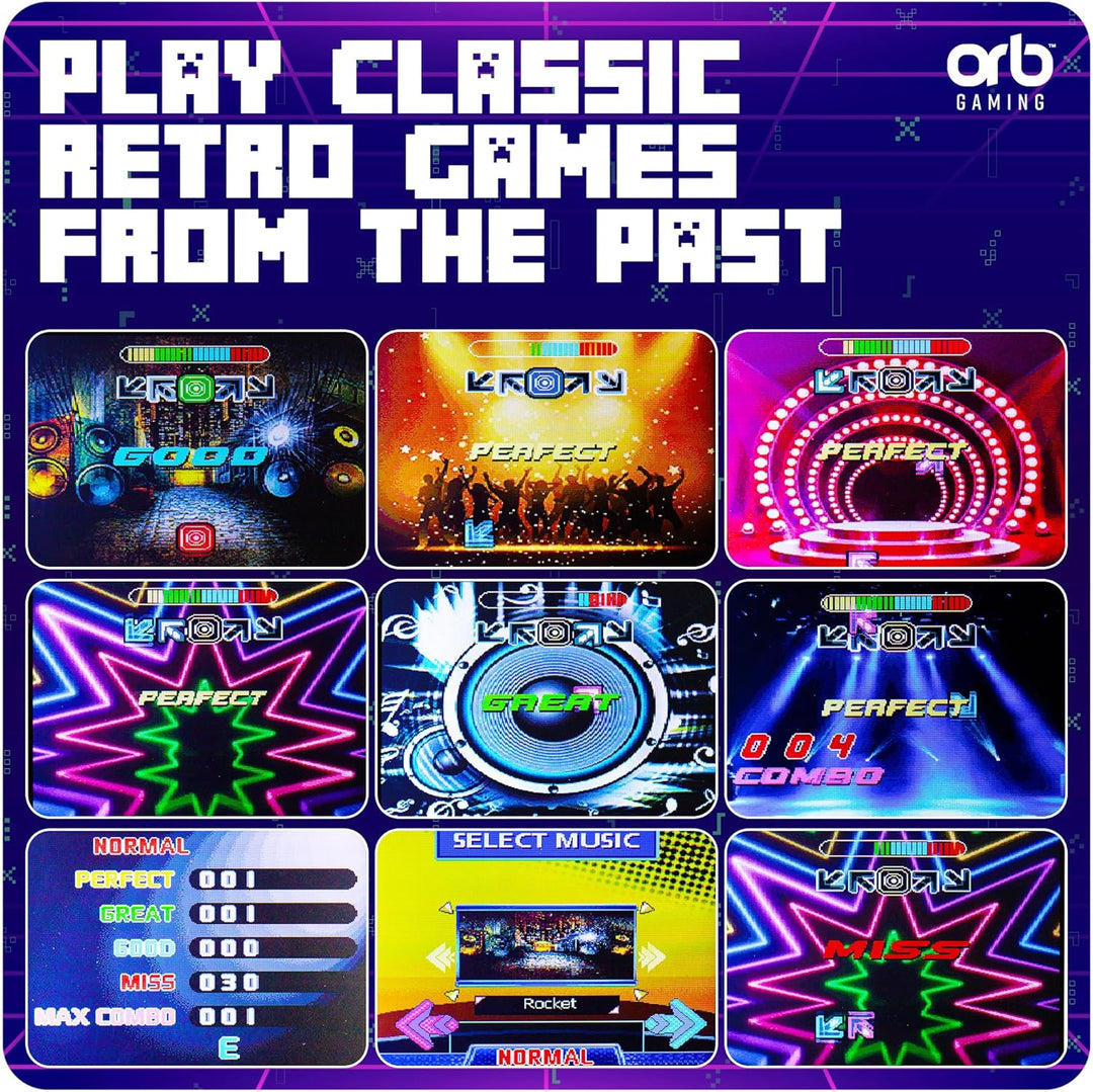 Orb - Mini máquina de arcade de baile con los dedos, 19 canciones i...