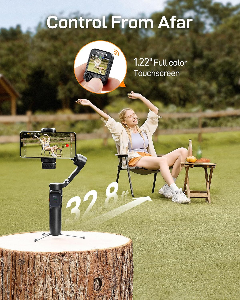 hohem iSteady V3 Ultra Gimbal Estabilizador para Smartphone y hohem iSteady X3SE Plus Gimbal Stabilizer para iPhone