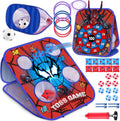 Juego de Lanzamiento de Bolsas para Niños - Tablero Cornhole Juguetes al Aire Libre para Niños Pequeños - Actividades para Fiestas Carnaval Patio Jardín Playa Césped Juguete para Niños y Niñas de 3 4 5 6 7 8 Años Regalos de Cumpleaños