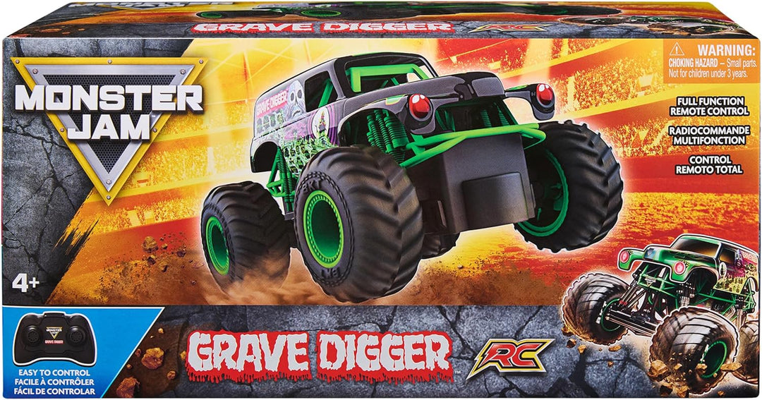 Monster Jam - Camión monstruo de control remoto oficial Grave Digge...