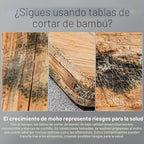 Tablas de cortar de titanio para cocina, tabla de cortar de madera de ébano, tabla de cortar de metal de doble cara con asa y canal para jugos, ideas de electrodomésticos de cocina para carne y charcutería