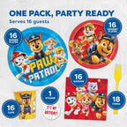 Unique Decoraciones de cumpleaños de Paw Patrol - Juego completo de vajilla