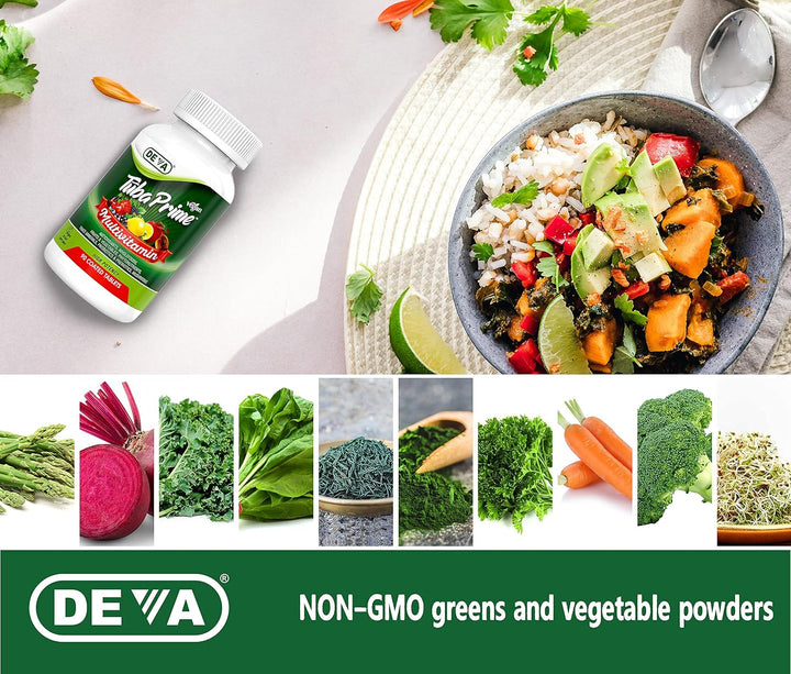 DEVA Tuba Prime Multivitamínico vegano \u2013 Suplemento dietético...