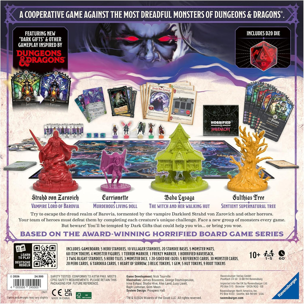 Ravensburger Horrified: Dungeons & Dragons Ravenloft Strategy Game