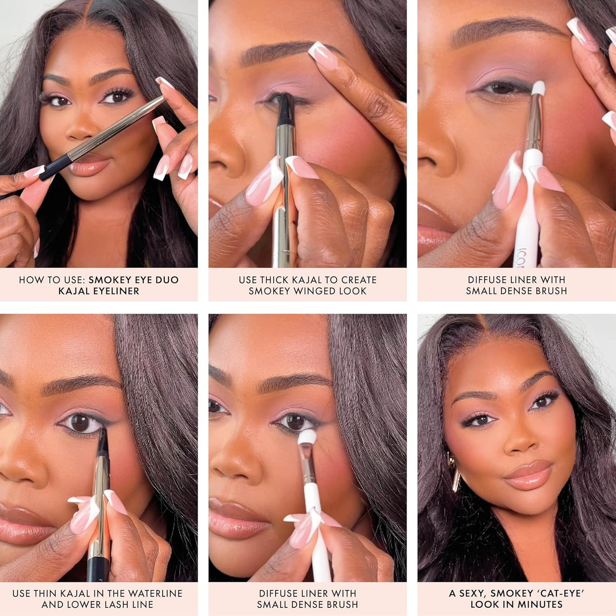 ICONIC LONDON Smokey Eye Duo Delineador de ojos | Cremoso, fácil de...