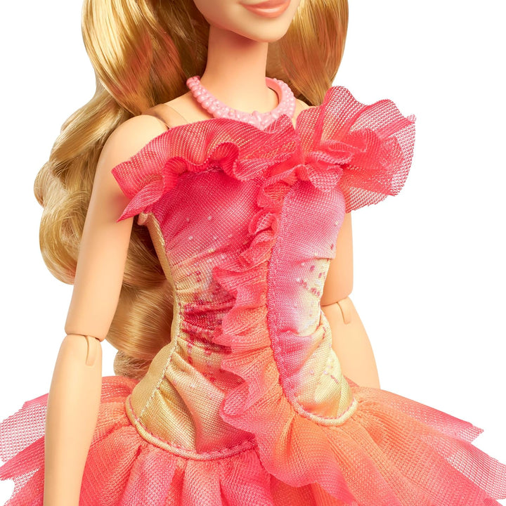 Mattel Muñeca universal Wicked Glinda Fashion y accesorios con cabe...