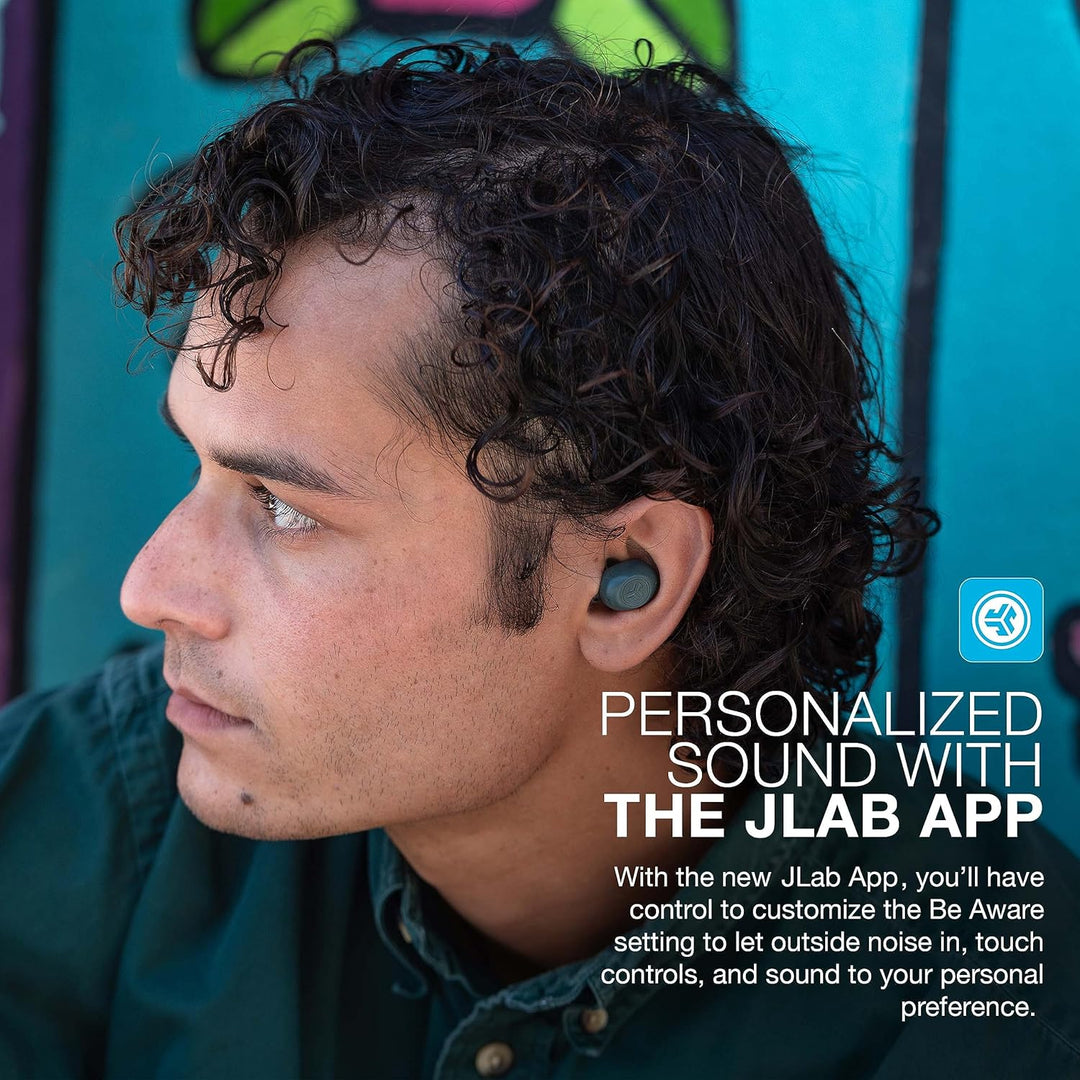 JLab JBuds Mini auriculares Bluetooth inalámbricos con funda de car...