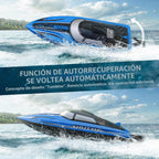 BEZGAR Barco de velocidad de control remoto rápido de más de 20 KPH para