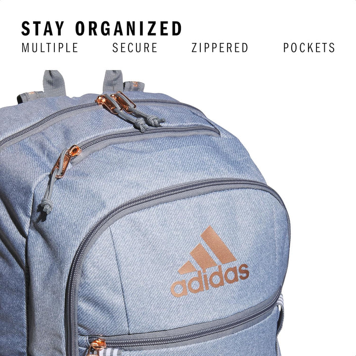 Mochila Adidas Excel Duradera Grande para Atletas con Bolsa para La...