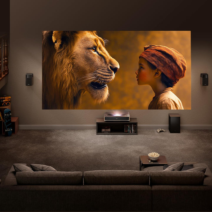 Hisense PT1 Proyector láser triple de distancia ultracorta, UHD 4K,...