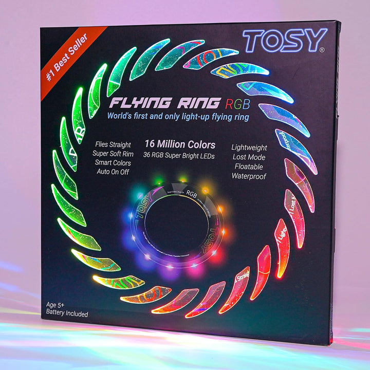 TOSY Flying Ring - 36 RGB Multicolor or 12 Monocolor LEDs, Super Br...
