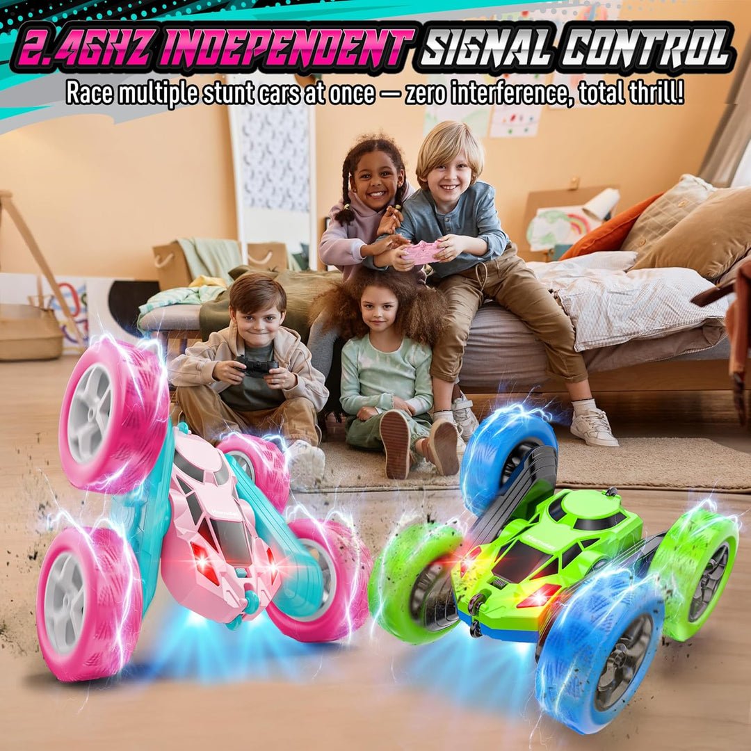 Hamdol Auto RC rosa para niñas de 6 años en adelante, vehículo de c...