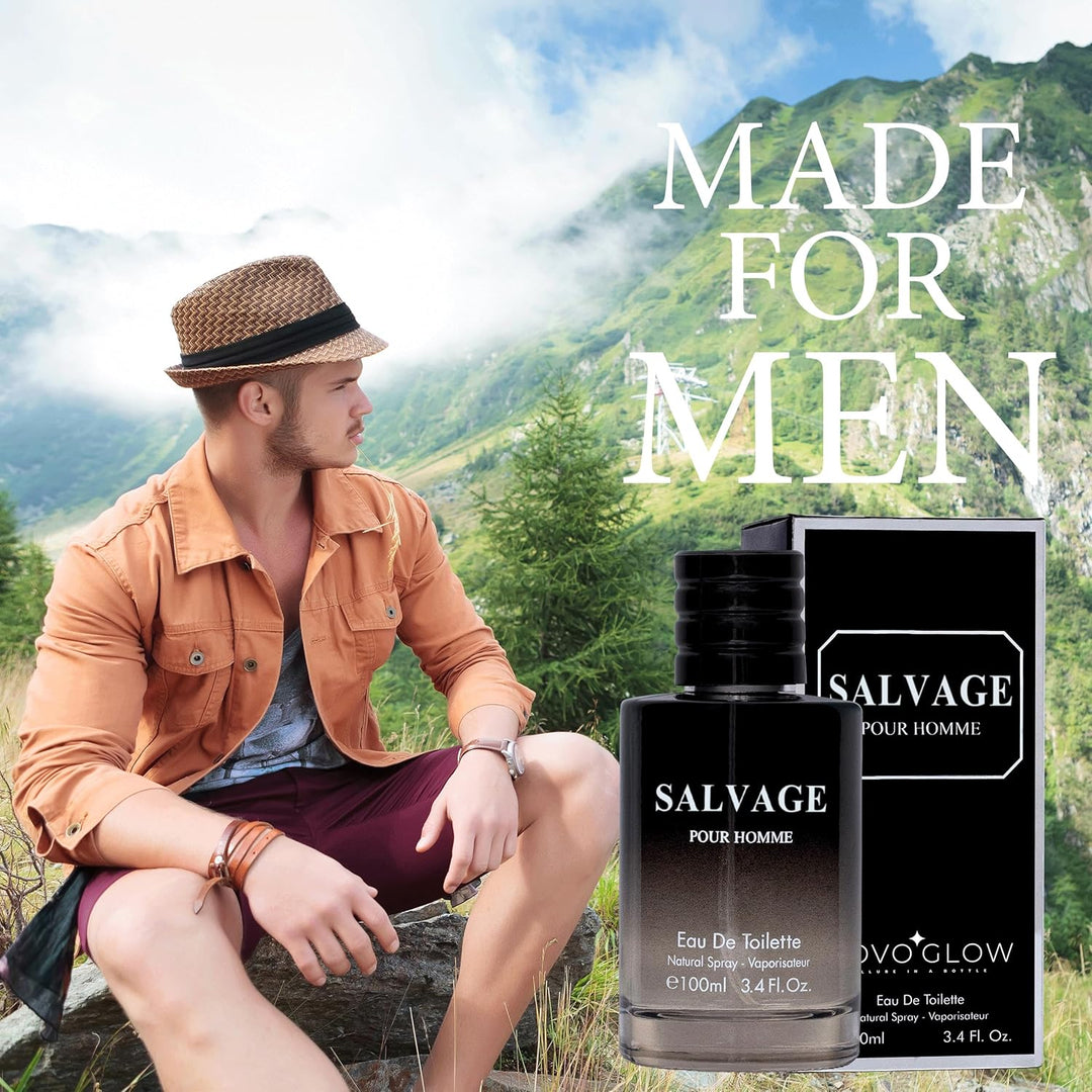 Salvage for Men - Eau De Toilette para hombre de 3.4 onzas en espra...