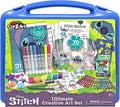 Disney Stitch Estuche de Actividades Creativas Definitivo para Niños, más de 70 Piezas para Diversión Creativa con el Favorito Stitch, Regalo para Niños y Niñas