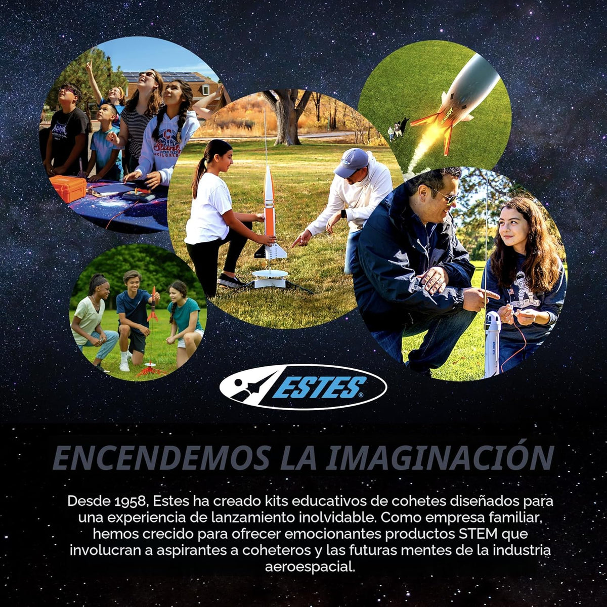 Estes Kit de construcción de cohetes Alpha III 1427, kit de modelo...