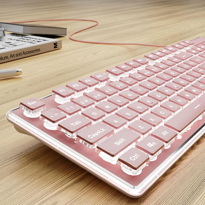 SEUNKWANG EWEADN GX710S Teclados Retroiluminados para Computadora,...