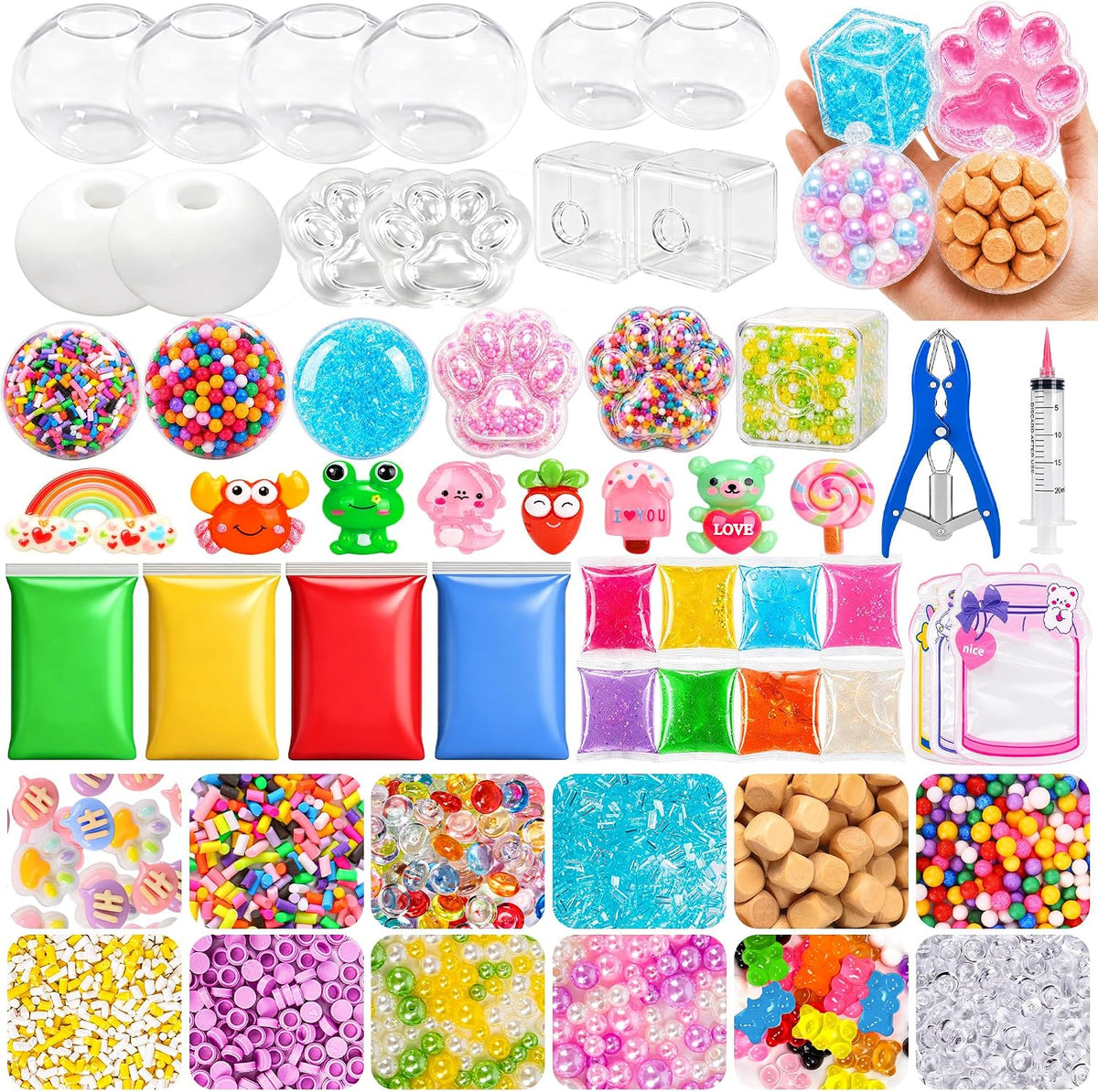 Squishy Making Kit DIY Stress Ball con Fillers Sensory Craft Set