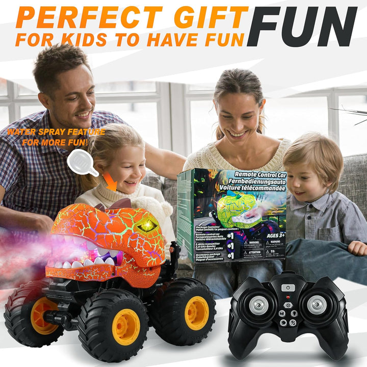BEZGAR Monster Truck Toys - Camión monstruo de control remoto con r...