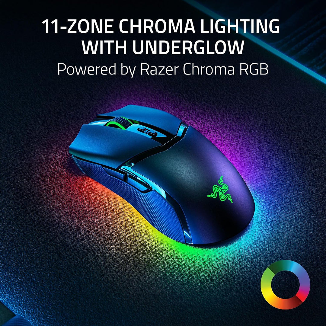 Razer Cobra Pro - Mouse inalámbrico para juegos: 10 controles perso...