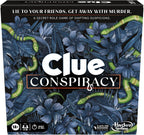 Hasbro Gaming Clue Conspiracy Juego de Mesa para Adultos y Adolescentes, Juego de Rol Secreto y Estrategia, Edades 14+, 4-10 Jugadores, 45 Minutos, Misterio y Juegos para Reuniones